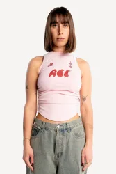 Another Cotton Top - Light Pink M Damen