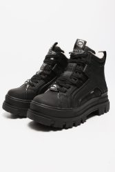 Buffalo Aspha NC gefütterte Plateau Stiefelette - Black EU36 Damen