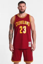 Mitchell & Ness Mesh Tanktop - Red + Yellow M Herren