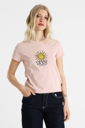 Vans Cosmic Ray T-Shirt - Sepia Rose S Damen
