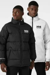 Helly Hansen Wattierte Wendejacke - Schwarz + Weiss L Herren