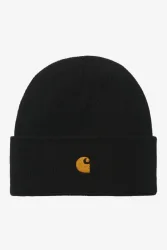 Carhartt Workwear Chase Beanie - Black + Gold Einheitsgroesse Herren