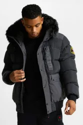 Zavetti Canada Deratti Puffer Bomberjacke - Asphalt M Herren