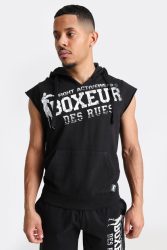 Boxeur des Rues Sweat T-Shirt mit Kapuze - Black L Herren