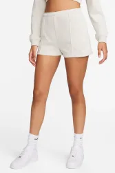 Nike Sweatshorts - Light Orewood Brown S Damen