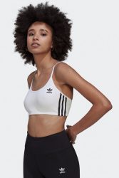 Adidas Originals Gerippte Brassière - Weiss 32 Damen