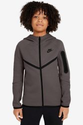 Nike Sportswear Tech Fleece Kapuzensweatjacke - Cave Stone XL Kids