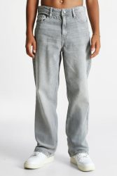 Name It NKMYRAN Straight Fit Jeans - Light Grey Denim 140 Kids