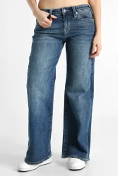 True Religion Bobbi Baggy Jeans - Blue Denim 25 Damen