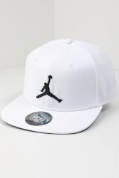 Jordan Snapback Cap - Weiss + Schwarz Einheitsgroesse