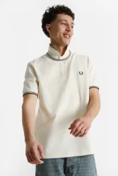 Fred Perry Twin Tipped Poloshirt - Offwhite L Herren