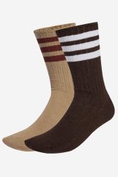 Adidas Originals Doppelpack Socken - Trace Khaki + Dark Brown M Herren