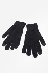 No Label Touchscreen Handschuhe - Schwarz Einheitsgroesse Damen