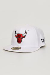 New Era 59Fifty Cap - Chicago Bulls - Weiss 6 7/8 Herren