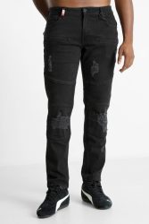 2Y Premium Slim Fit Jeans L32 - Black 31/32 Herren