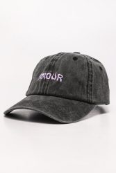 Pica Pica Strapback Cap - Washed Black Einheitsgroesse Damen