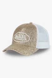 Von Dutch Trucker Cap / Snapback - Gold + White Einheitsgroesse Damen