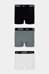 Nike Dreierpack Boxershorts - White + Grey + Black S Kids
