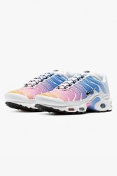 Nike Air Max Plus Sneaker - White + Black + University Blue EU37.5 Damen