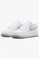 Nike Air Force 1 '07 Sneaker - White + Light Smoke Grey EU39 Herren