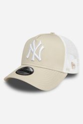New Era Trucker Cap / Snapback - Stone + White Einheitsgroesse Kids