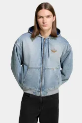 Adidas Originals Wattierte Jeansjacke - Indigo Denim S Herren