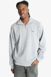 Lacoste Gerippter Feinstrickpullover - Silver Chine L Herren
