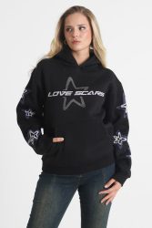 Love Scars Kapuzensweatshirt - Black M Damen