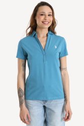 U.S. Polo Assn. Poloshirt - Blue S Damen
