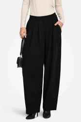 Only ONLMARIELA Barrel Fit Stoffhose L32 - Black M/32 Damen