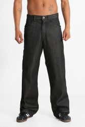 Southpole Baggy Fit Jeans - Raw Black 31 Herren