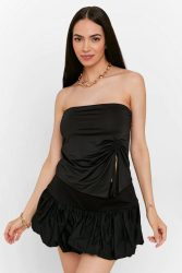 Tally Weijl Bandeau Crop Top - Black M Damen