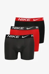 Nike Dreierpack Boxershorts - Black + University Red L Kids