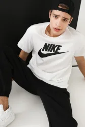 Nike T-Shirt - White + Black XS Herren