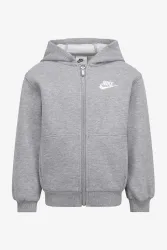 Nike Kids Kapuzensweatjacke - Grey Heather 7y