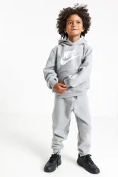 Nike Club Fleece Kids-Set - Grey Heather 3y