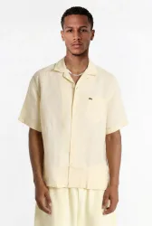 Lacoste Leinenhemd - Light Nature S Herren