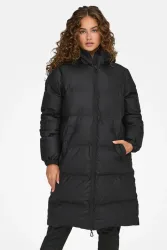 Only Lea Puffer Regenmantel - Black M Damen