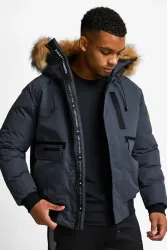 Zavetti Canada Abelli 2.0 Wattierte Bomberjacke - Asphalt L Herren