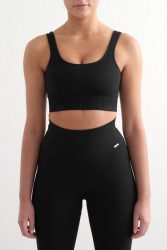 Aimn Seamless Sport-Bralette - Black S Damen