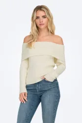 Only - Pullover, für Damen, Beige, Größe M