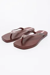 Ipanema Flip Flops - Bronze + Glitter + Pink EU37 Damen
