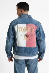 Tommy Jeans Ryan Jeansjacke - Denim Medium L Herren