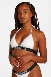 Calvin Klein Swimwear Triangel Bikini-Oberteil - Brilliant White M Damen