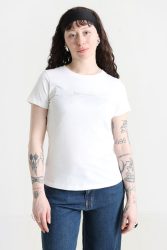 Calvin Klein Jeans Institutional T-Shirt - Bright White XS Damen