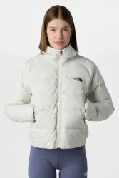 The North Face Hyalite leichte Puffer Daunenjacke - White Dune XS Damen