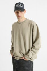 Redefined Rebel RRSAGE Oversize Sweatshirt - Vintage Khaki M Herren