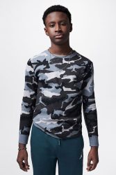 Jordan Brooklyn Essentials Sweatshirt - Smoke Grey S Kids