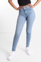 Levi's 720 High Rise Super Skinny Jeans L28 - Light Indigo Worn In 27/28 Damen
