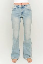 Tally Weijl Flare Jeans - Light Blue 34 Damen